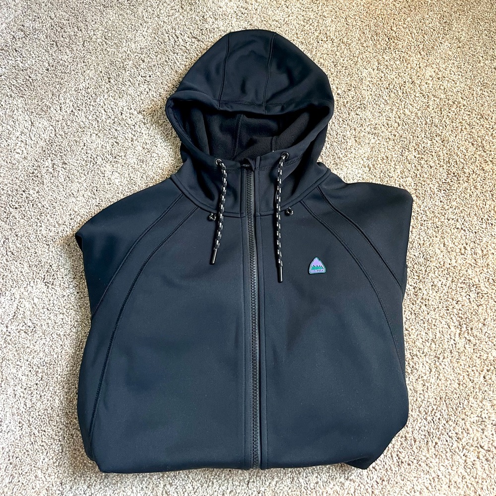 RETRO BURTON ZIP UP HOODIE